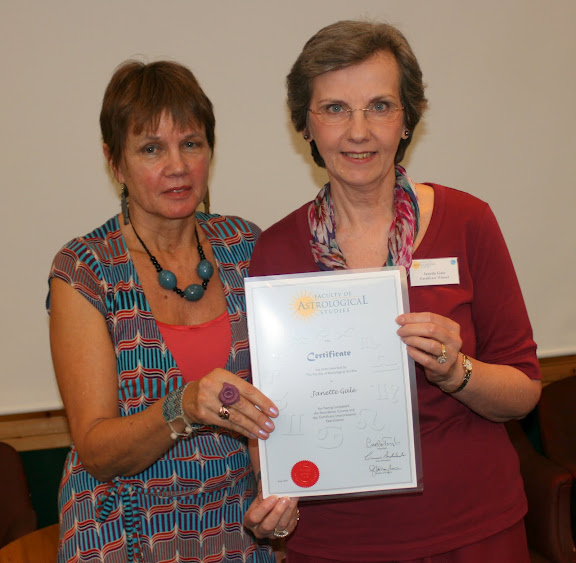 Jannett Gale, New Certificate Holder – Faculty of Astrological Studies