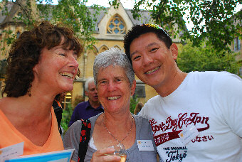 Becky Green, Rhona Grant, & Rod Chang