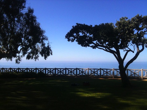 Image: View of the Pacific from Palisades Park, Santa Monica 