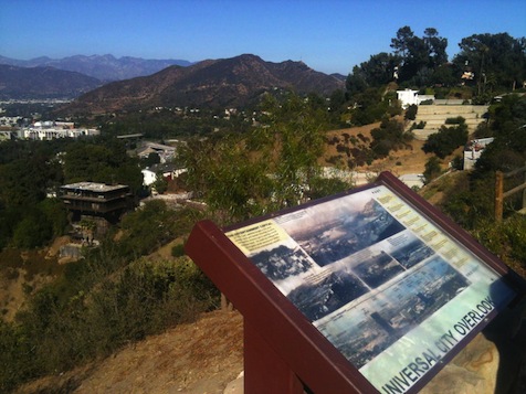 Image: Overlook funded by Universal Studios, Mulholland Drive, Los Angeles 